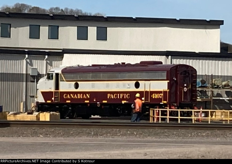 CP Rail FP9 in St Paul today - April 10, 2023